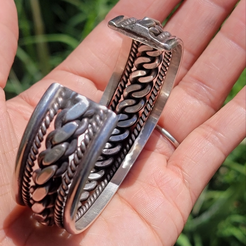 Amazing Solid 925 Sterling Silver Native American… - image 4